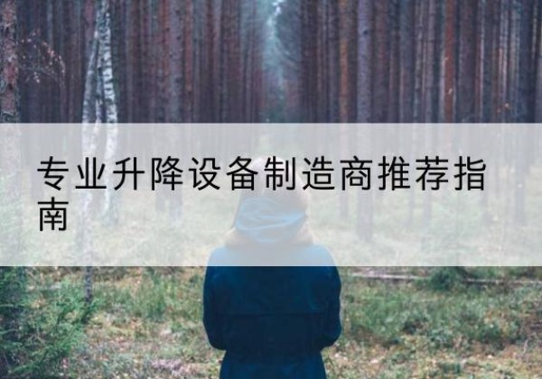 苏家屯电动剪叉升降平台厂家-专业升降设备制造商推荐指南